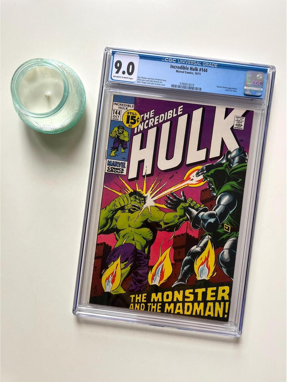 Incredible Hulk #144 (1971) CGC 9.0 Graded Comic Book | Doctor Doom